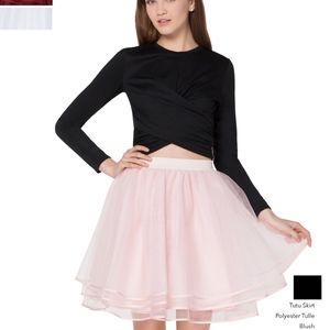 Kalani Hilliker Black Tulle tutu skirt w/binding